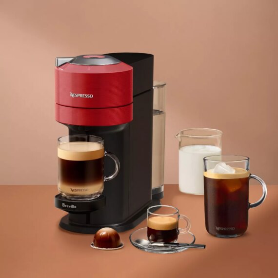 Nespresso Vertuo Next Bundle Coffee Maker And Espresso Machine By 